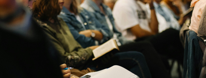 TRU student in lecture