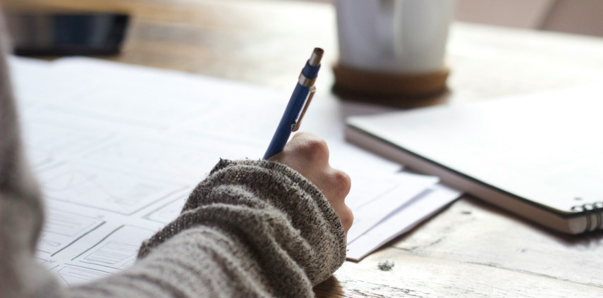 TRU student studying